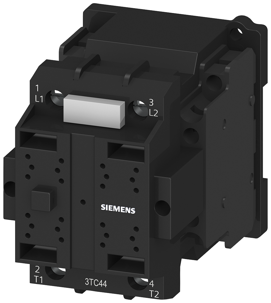 CONTATOR TAM. 2 DE 2 POLOS CC-3 E 5 32A INTERRUPTOR AUXILIAR 22 (2NO+2NC) 3TC44170BP6 SIEMENS