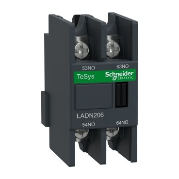 [Imagem do produto BLOCO DE CONTATO AUXILIAR INSTANTÂNEO FRONTAL 2NA LADN206 SCHNEIDER]