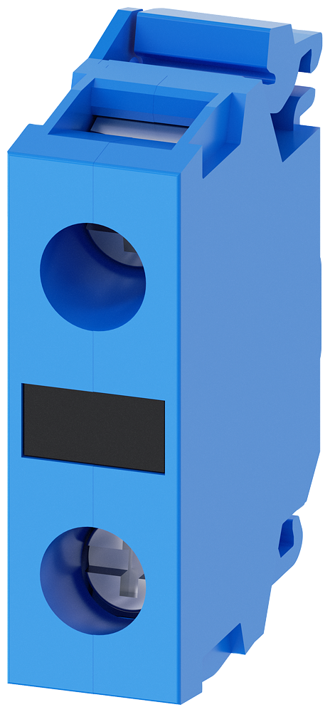 GRAMPO DE SUPORTE AZUL LIGAÇÃO POR PARAFUSO   PARA FIXAÇÃO NO PAINEL FRONTAL 3SU14001DA501AA0 SIEMENS
