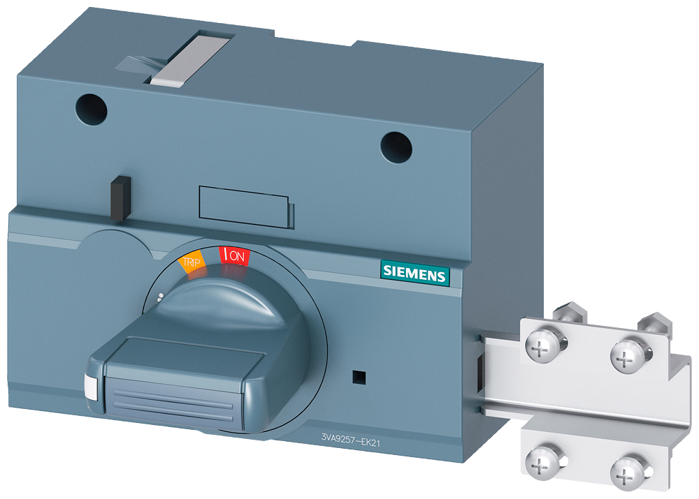 [Imagem ACIONAMENTO ROTATIVO FRONTAL PADRÃO COM TRAVAMENTO DA PORTA IEC IP30/40 ACESS 3VA92570EK21 SIEMENS]