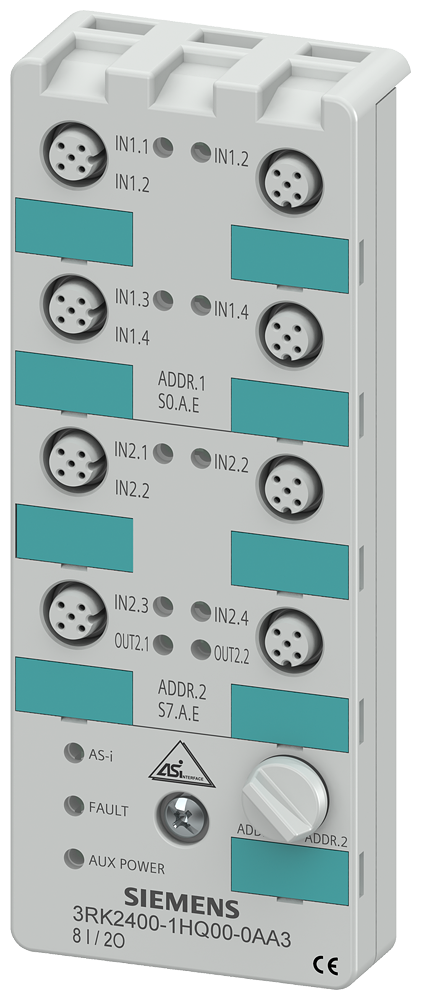 [Imagem do produto MODULO AS-I COMPACTO K60 3RK24001HQ000AA3 SIEMENS]