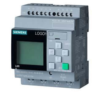 [Imagem LOGO 24RCE. 8DI/4DO. COM DISPLAY 6ED10521HB080BA0 SIEMENS]