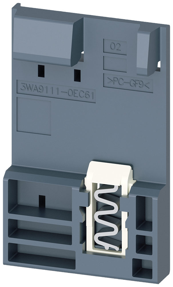 [Imagem ADAPTADOR PARA MONTAGEM DOS MÓDULOS CUBICLEBUS EM UM TRILHO DIN 3WA91110EC61 SIEMENS]