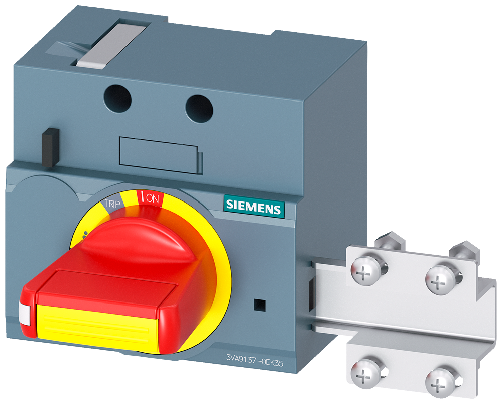ACIONAMENTO GIRATÓRIO FRONTAL DE DESLIGAMENTO DE EMERGÊNCIA IP30 NEMA TIPO 1, 3VA91370EK35 SIEMENS