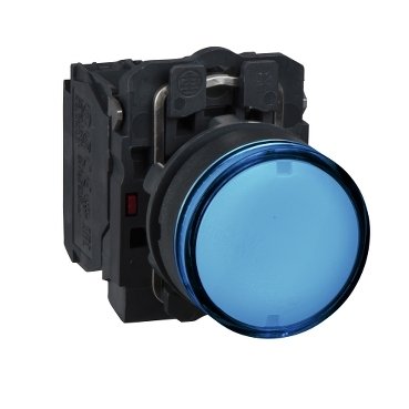 [Imagem BOTÃO 22MM PLÁSTICO  LUMINOSO ALIMENTAÇÃO DIRETA XB5AW3665 SCHNEIDER]