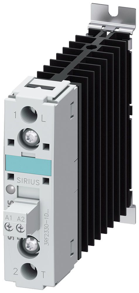 CONTATOR SEMICONDUTOR 3RF2 1 FASE AC51 30A 48-600V/24V DC RESISTENTE A CU 3RF23301DA06 SIEMENS