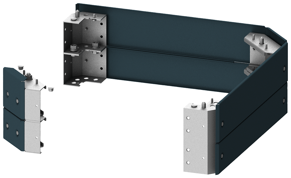 CANTOS DE BASE COM COBERTURA PARA CAMPO ANGULAR A: 200MM P: 600MM 8PQ10266BA01 SIEMENS