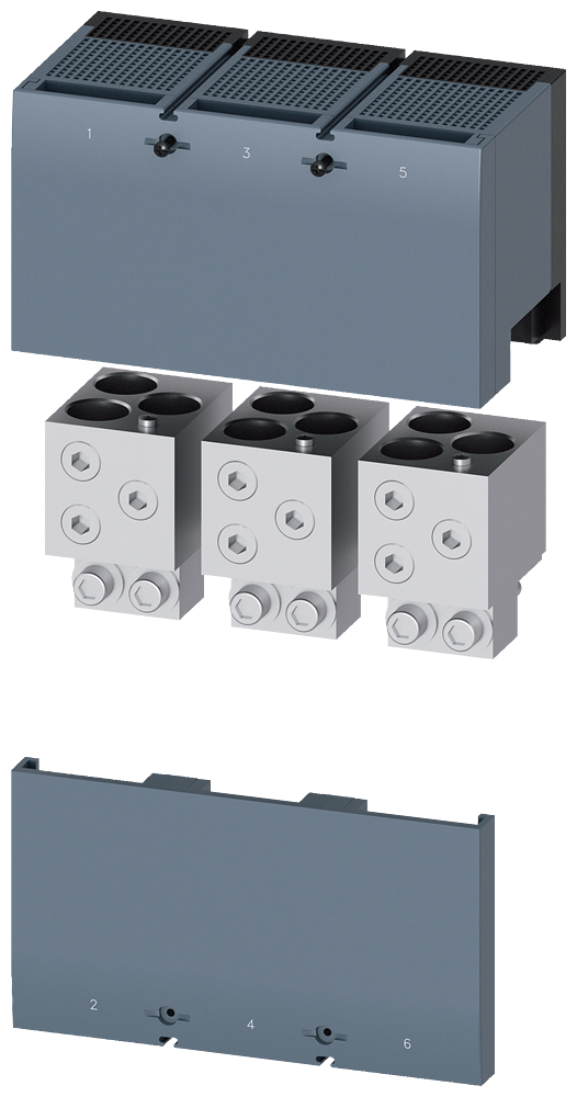 TERMINAL PARA CONDUTOR DE SEÇÃO CIRCULAR TA4.2 3X 500KCMIL - 750KCMIL PARA 3 3VA96730JC34 SIEMENS