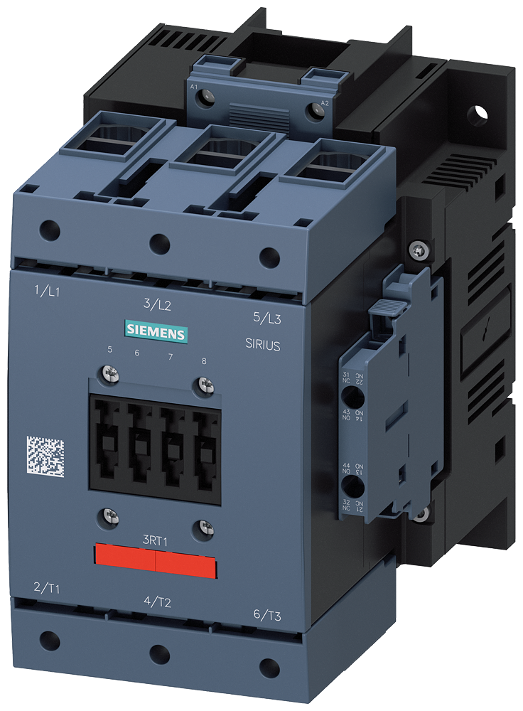 CONTATOR AC-3E 115A/55KW/400V 3 POLOS AC/DC220-240V 2NA+2NF TERMINAL C 3RT10541AP363PA0 SIEMENS