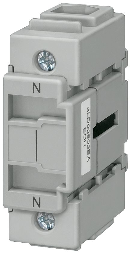 [Imagem do produto CONDUTOR NEUTRO/TERMINAL PE, CONTÍNUO, PARA FIXAÇÃO FRONTAL, ATÉ 32A, ACESSÓRIOS 3LD92202B SIEMENS]