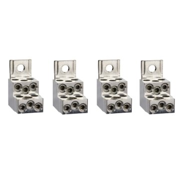 [Imagem do produto 4 TERMINAIS PARAFUSO 6 CABOS 1.5 A 35MM2 LV429249 SCHNEIDER]