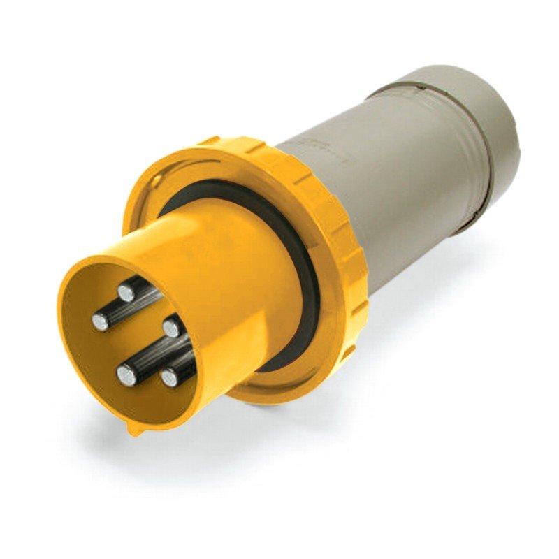 [Imagem PLUGUE MÓVEL 60A 2P 3W 4H IP67 125V SCM360P4W SCAME]