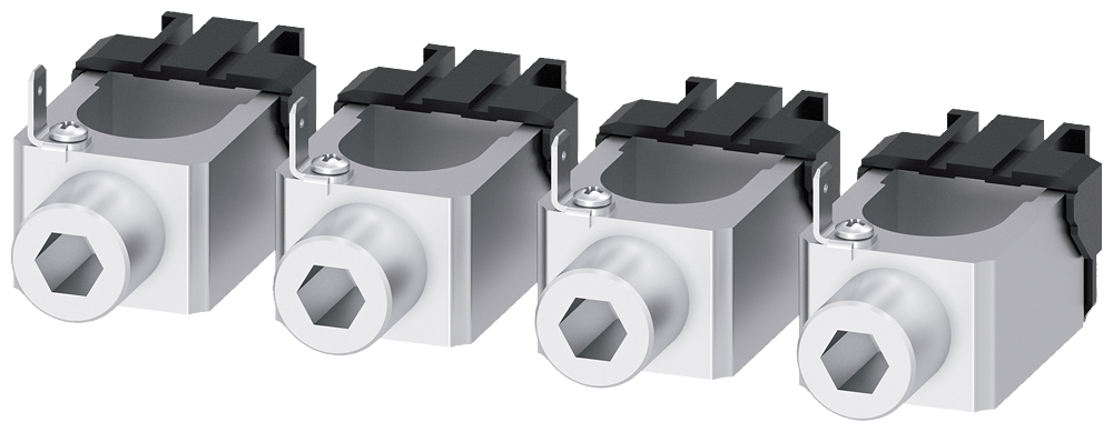 TERMINAL PARA CONDUTOR DE SEÇÃO CIRCULAR TC1.4 6 AWG - 350 KCMIL CU 4 PEÇAS 3VA92340JK12 SIEMENS