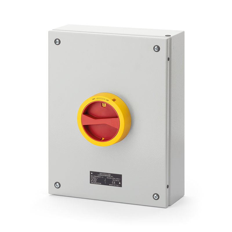 [Imagem do produto CHAVE SECCIONADORA 400A 3P+SN IP65 590.KEM40005.SN SCAME]