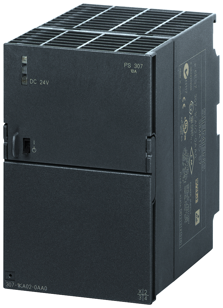 [Imagem FONTE DE ALIMENTAÇÃO REGULADA PS307 E120/230VCA S24VCC 10A SIMATIC S7-300 6ES73071KA020AA0 SIEMENS]