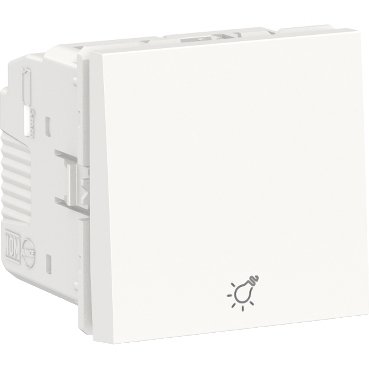 [Imagem MÓDULO DIMMER PULSADOR DIGITAL 127 /220V LÂMPADAS LED ANTIBACTERIANO 2 MÓDULOS BRANCO ORION S70751429 SCHNEIDER]