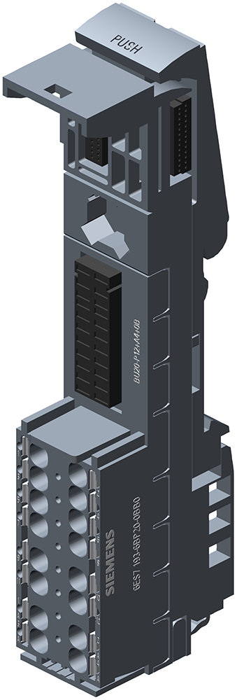 SIPLUS ET 200SP BU TIPO B0 BU20-P12+A4+0B -40 ... +70°C COM REVESTIMENTO CONFORME 6AG11936BP207BB0 SIEMENS