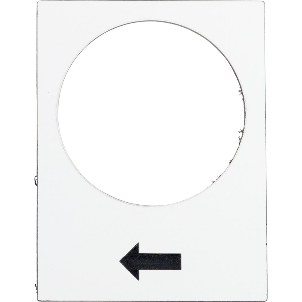 [Imagem do produto ETIQUETA DE SINALIZAÇÃO PARA BOTOEIRA PENDENTE 30X40MM BRANCA ZB2BY4901 SCHNEIDER]