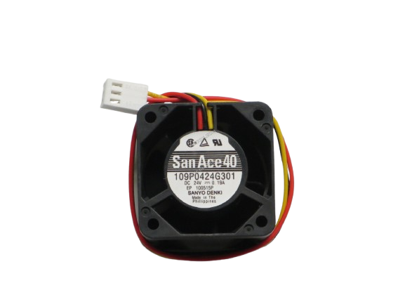 [Imagem do produto VENTILADOR 40X40X28 24VDC ( 109P0424G301 ) SANYO DENKI AMERICA INC.]