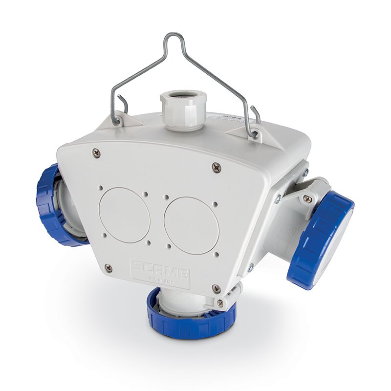 [Imagem do produto ADAPTADOR 3 TOMADAS / CABO IP66 MIL 603.3505-062.MIL SCAME]