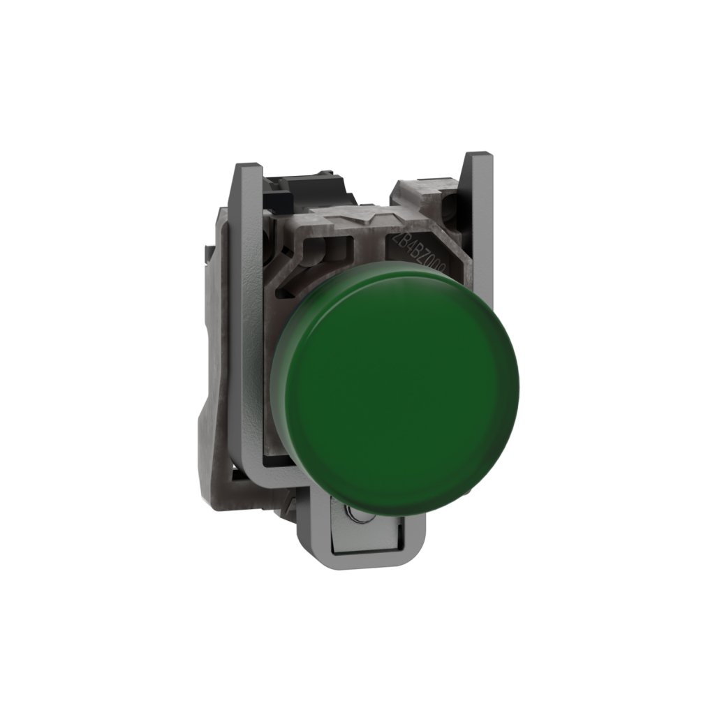 [Imagem SINALIZADOR MODULAR Ø22MM METÁLICO LED VERDE 230/240VCA XB4BVM3 SCHNEIDER]