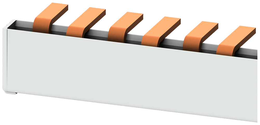 TRILHO DE DUAS FASES 12UD 32A PARA TERMINAIS COM 6MM2 PARA DIVERSOS 5UD.. E 5TE9101 SIEMENS