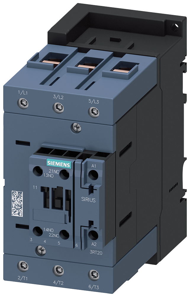 CONTATOR AC-1 140 A/690V/40°C 3 POLOS AC 24V/50HZ 1NA+1NF 3RT24461AB00 SIEMENS