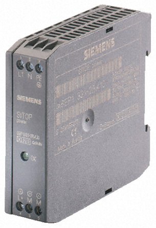 [Imagem do produto FONTE DE ALIMENTAÇÃO ESTABILIZADA TRIFÁSICA 0,5A 120/220VCA SAÍDA 24V SITOP 6EP13312BA10 SIEMENS]