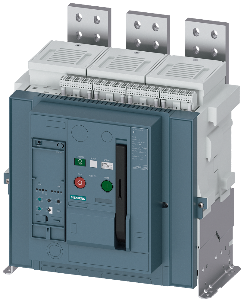 DISJUNTOR DE POTÊNCIA DE MONTAGEM FIXA IEC 60947-2 TAMANHO 2 DE 3 POLOS I 3WA12258AB034EQ0-ZC11S07T40 SIEMENS