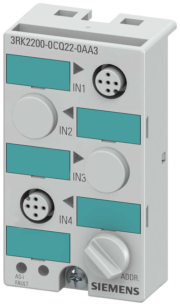 [Imagem do produto MODULO AS-I COMPACTO K45 3RK22000CQ220AA3 SIEMENS]
