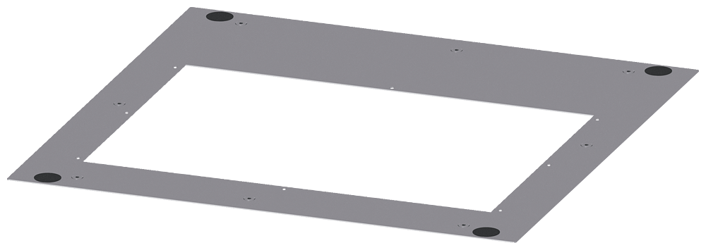 CHAPA DE COBERTURA PARA APLICAÇÃO DE ALUMÍNIO IP54 P: 600MM 8LK23066AC03 SIEMENS