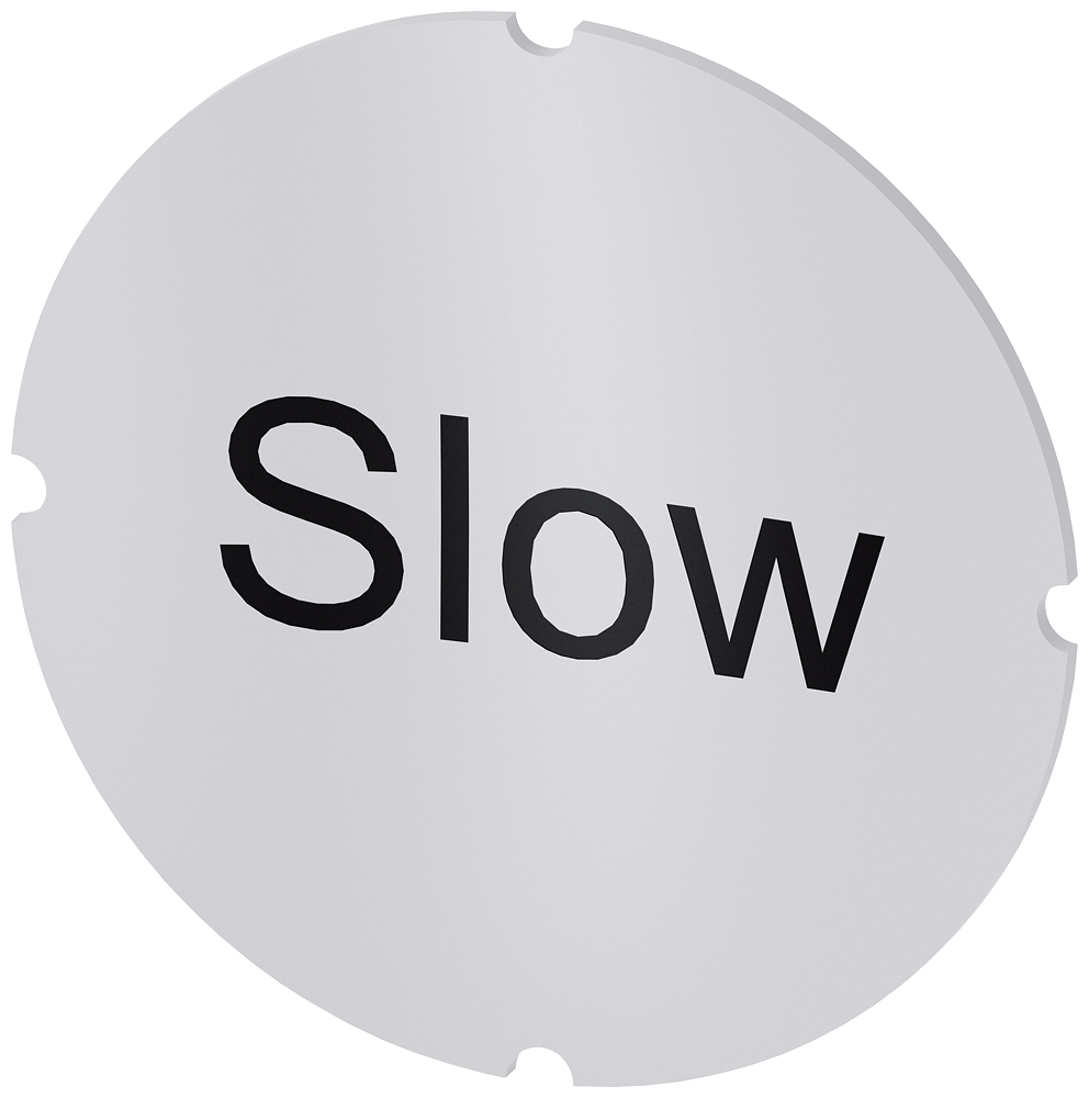 [Imagem do produto PLACA EMBUTIDA PARA BOTÃO DE PRESSÃO ILUMINADO, REDONDO, LEITOSO, INSCRIÇÃO:  3SU19000AB710EF0 SIEMENS]