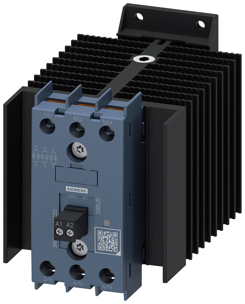 CONTATOR A SEMICONDUTOR DE 3 POLOS AC-1/30 A/40 °C 48-600 V / 230 V CA TERM 3RF34301AC55 SIEMENS