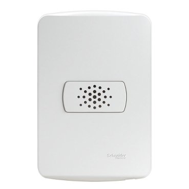[Imagem CAMPAINHA CIGARRA 220V 70DB 16VA BRANCA MILUZ S3B66860 SCHNEIDER]