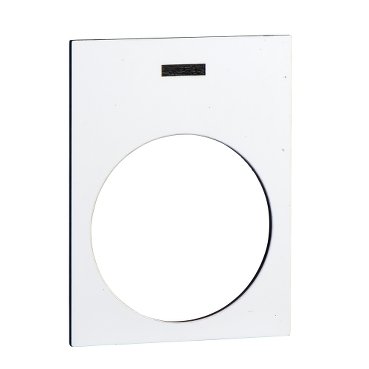 [Imagem do produto ETIQUETA DE SINALIZAÇÃO PARA BOTOEIRA PENDENTE 30X40MM BRANCA ZB2BY4930 SCHNEIDER]