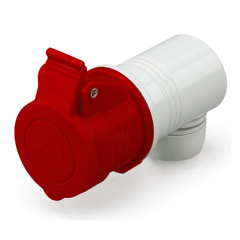 [Imagem do produto TOMADA DE EMBUTIR 90° 3P+T 16A 6H EUREKA 321.1646 SCAME]