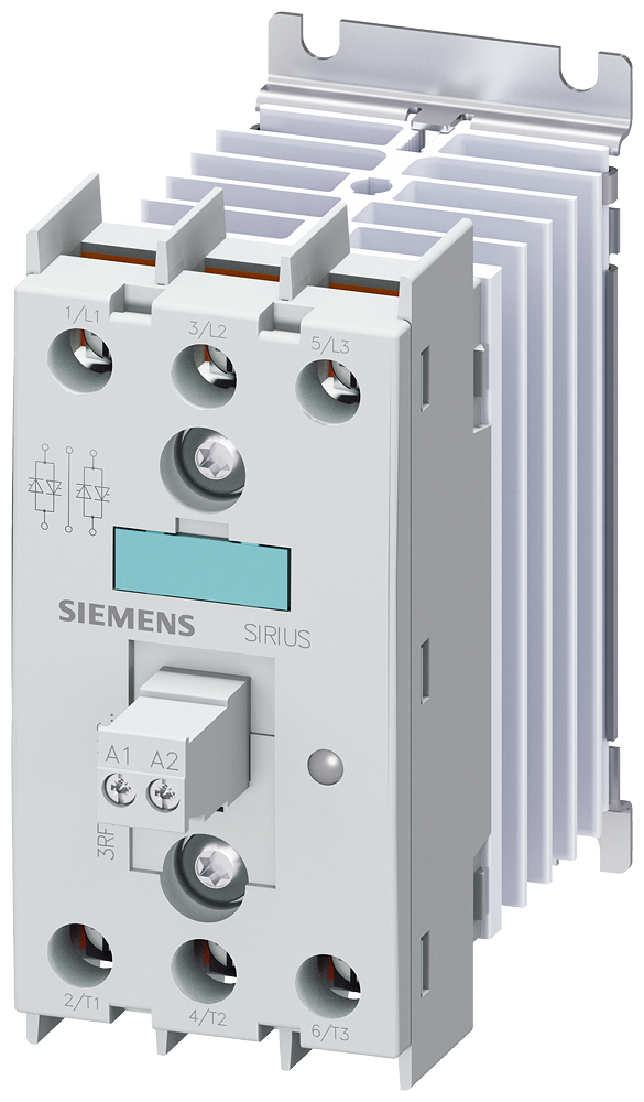 [Imagem do produto CONTATOR A SEMICONDUTOR 3RF2, TRIFÁSICO CA51 10A 48-600V/230V CA CONTROLADO P 3RF24101AB55 SIEMENS]