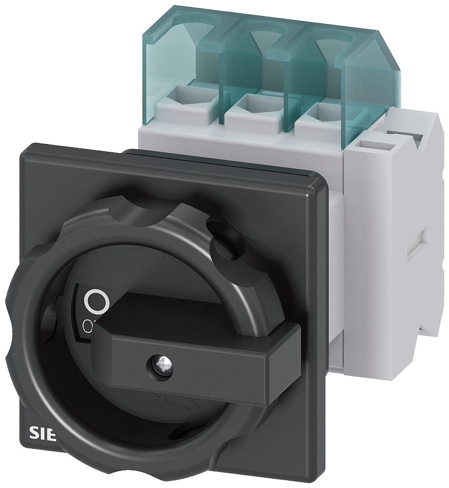 [Imagem do produto SENTRON, SECCIONADOR DE CORTE EM CARGA 3LD, CHAVE PRINCIPAL, DE 3 POLOS, IU:  3LD21541TP51 SIEMENS]