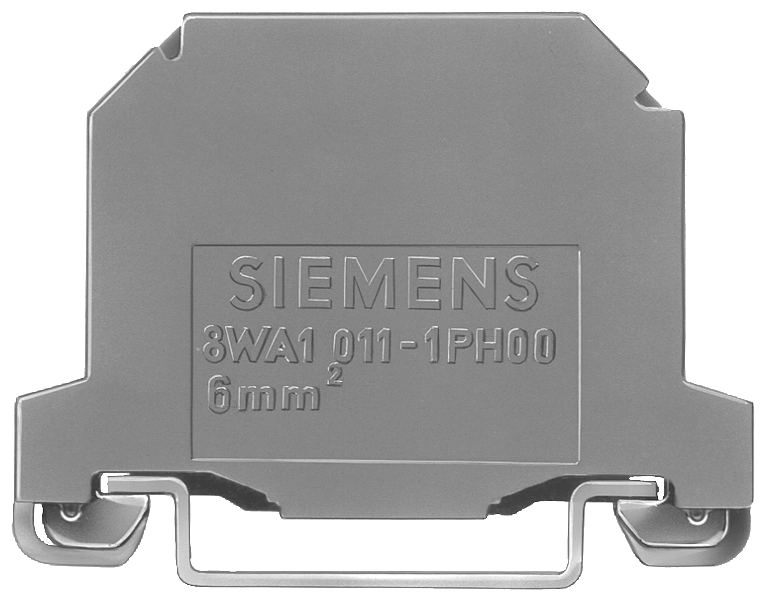 [Imagem TERMINAL PE 2 LIGAÇÕES ROSCADAS VERDE/AMARELO 8MM TAM.6 8WA10111PH00 SIEMENS]