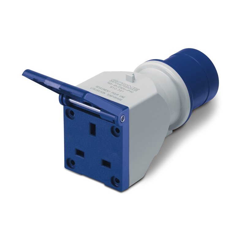 [Imagem do produto ADAPTADOR IEC309-BS1363 13A 610.392 SCAME]