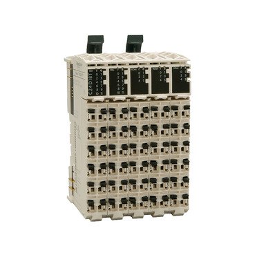 [Imagem do produto BLOCO DE ENTRADAS E SAÍDAS ANALÓGICAS 8 ENTRADAS/8 SAÍDAS 12 BITS 24 VDC TENSÃO E CORRENTE TERMINAL MOLA TM5CAI8O8CVL SCHNEIDER]