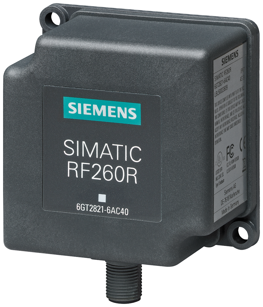 LEITOR SIMATIC RF200 RF260R RS232 (ASCII/MODO SCAN) IP67 -25 ATÉ +70 °C 6GT28216AC40 SIEMENS