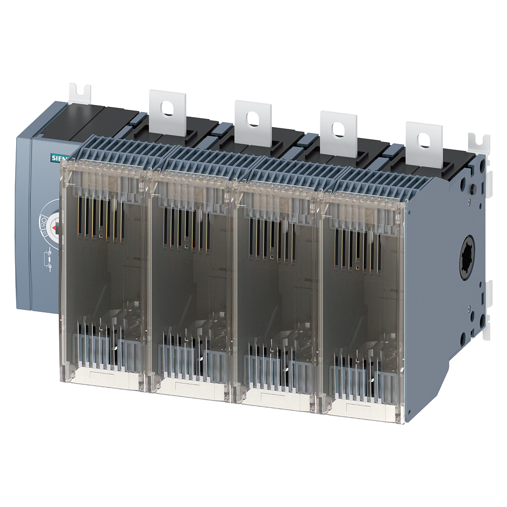 SECCIONADOR DE CORTE EM CARGA COM FUSÍVEL 400A TAM. 4 DE 4 POLOS PARA FUSÍV 3KF44400LF11 SIEMENS