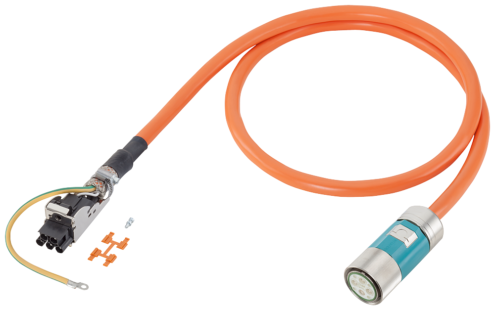 [Imagem CABO DE POTÊNCIA 9M COM CONECTORES 6FX80025DS541AK0 SIEMENS]