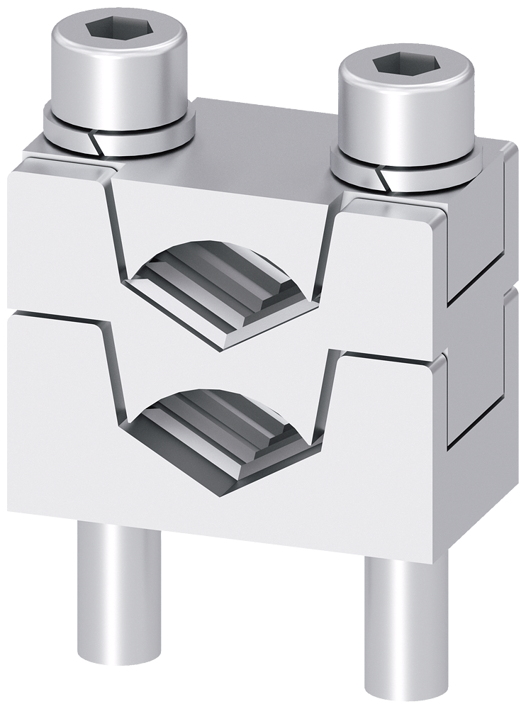 [Imagem do produto TERMINAL PRISMÁTICO DUPLO 2X 70 - 120MM2, PARA TAMANHO NH2 COM CONEXÃO PARAFU 3NP19531BB20 SIEMENS]