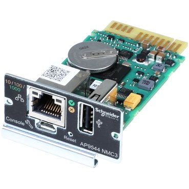 [Imagem PLACA GERENCIAMENTO REDE  EASY UPS MONO AP9544 SCHNEIDER]