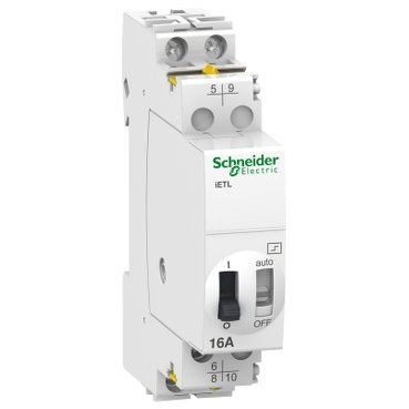 [Imagem EXTENSAO PARA RELE DE IMPULSO ACTI9 IETL 16A 2NA 12VAC 50 60HZ A9C32016 SCHNEIDER]