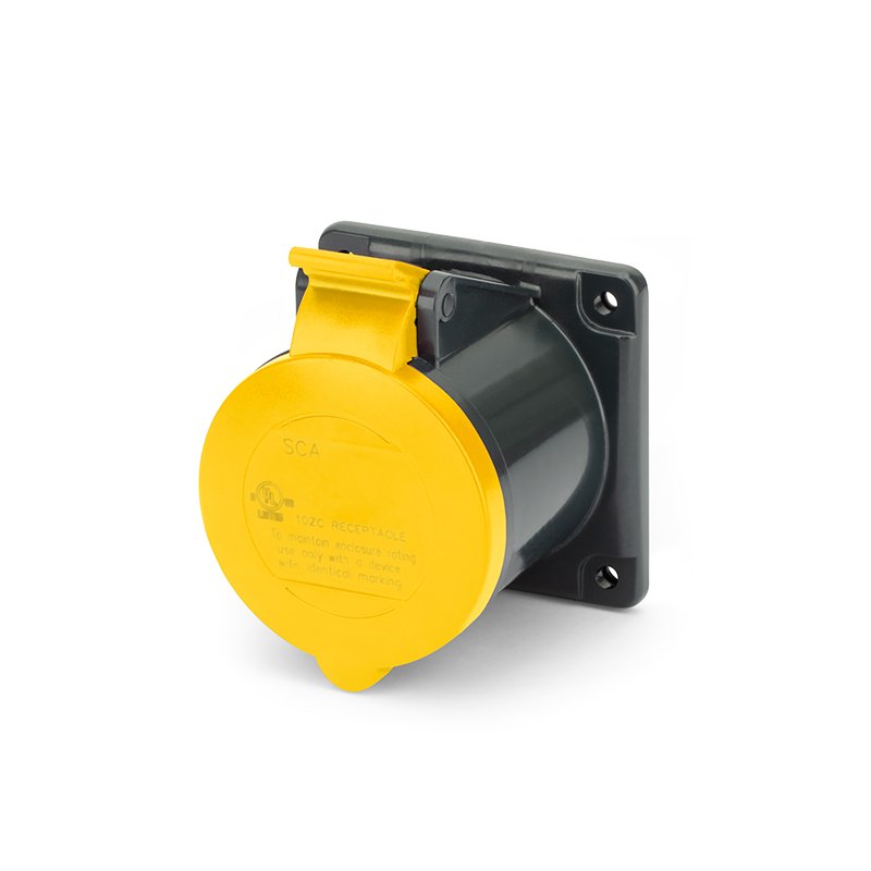 [Imagem do produto TOMADA FIXA  30A 2P 3W 4H IP44 125V SCA330R4S SCAME]