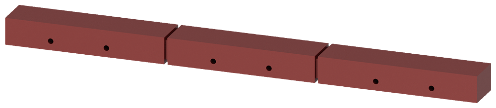 ISOLADOR DE APOIO PARA DIN 43673 CONEXÕES FRONTAIS TAMANHO 3 CONJUNTO PARA 3 3WA91110AN83 SIEMENS