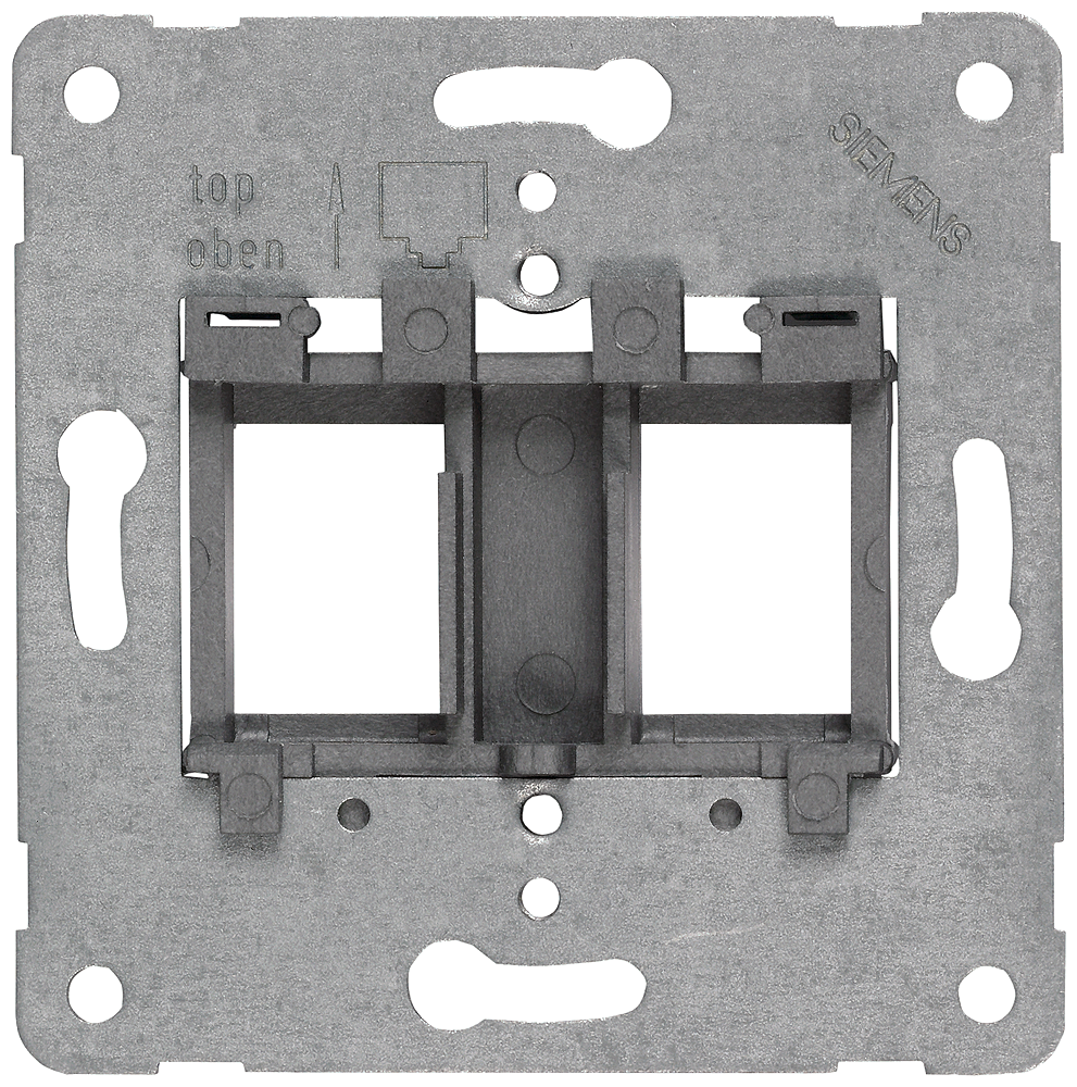 PLACA PORTANTE CONECTOR MODULAR PARA INSTALAÇÃO DE ATÉ 2 CONECTORES ENCAIXÁVEL 5TG20584 SIEMENS